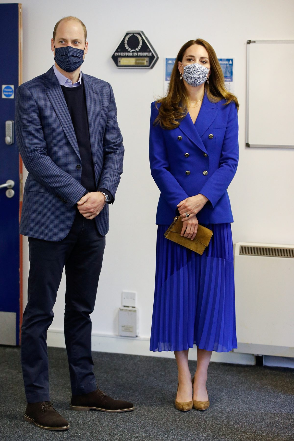 Die Royals in Royalblau