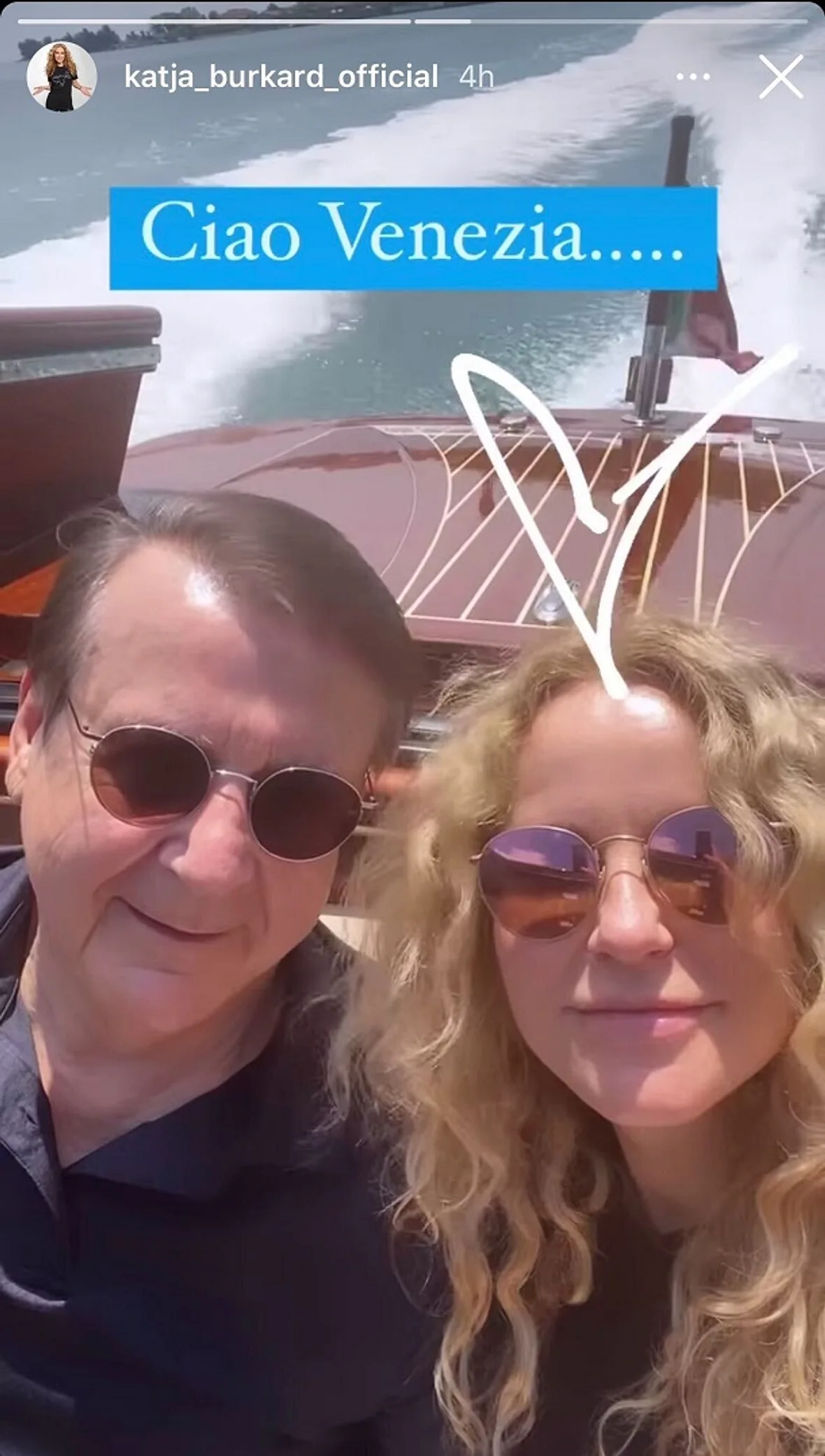 Katja Burkard und ihr Mann Katja Burkard und ihr Mann