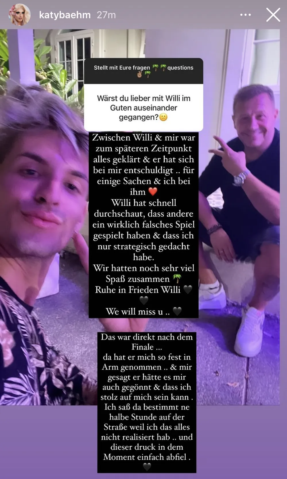 Katy Bähm und Willi Herren Katy Bähm und Willi Herren