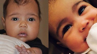 Wurden Baby North die Augenbrauen gezupft? - Foto: Instagram