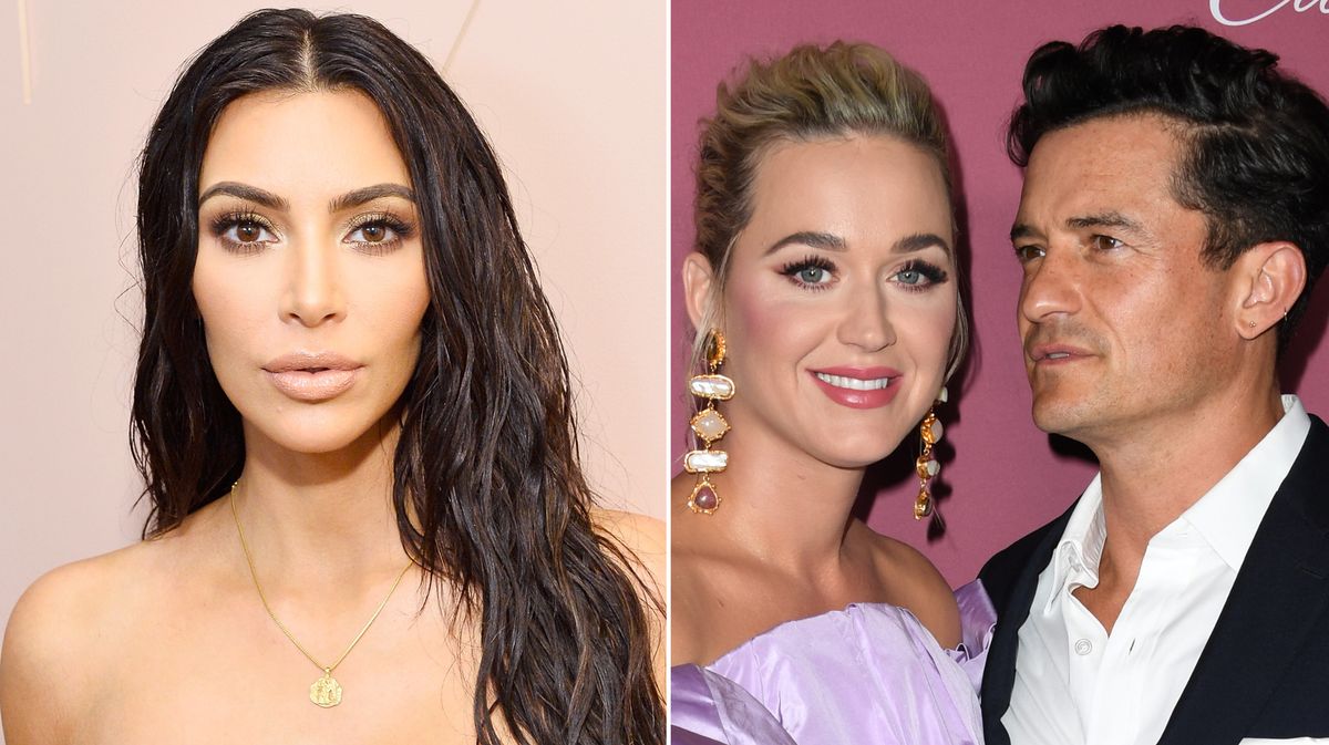 Kim Kardashian, Katy Perry, Orlando Bloom