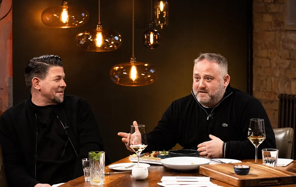 Tim Mälzer (l.), Matthias Diether Tim Mälzer (l.), Matthias Diether
