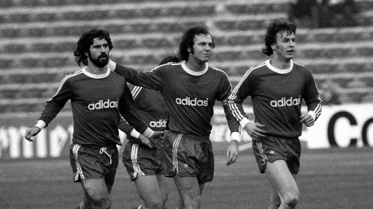 orschütze Gerd Müller, Franz Beckenbauer, Klaus Wunder