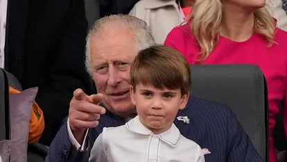 König Charles und Prinz Louis