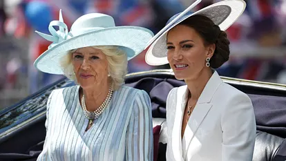 Königin Camilla und Prinzessin Kate