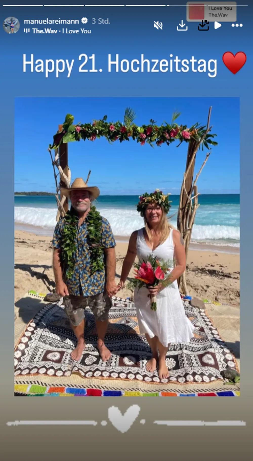 Konny & Manu Reimanns 21. Hochzeitstag Konny & Manu Reimanns 21. Hochzeitstag