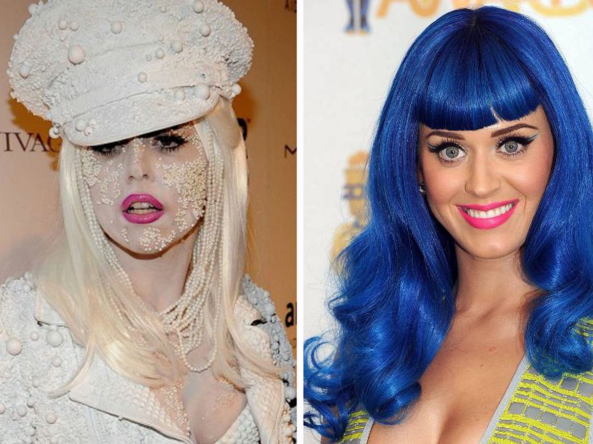 Popdiven: Die verrücktesten Outfits von Katy Perry und Lady Gaga - Bild 1