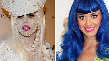 Popdiven: Die verrücktesten Outfits von Katy Perry und Lady Gaga - Bild 1 - Foto: GettyImages