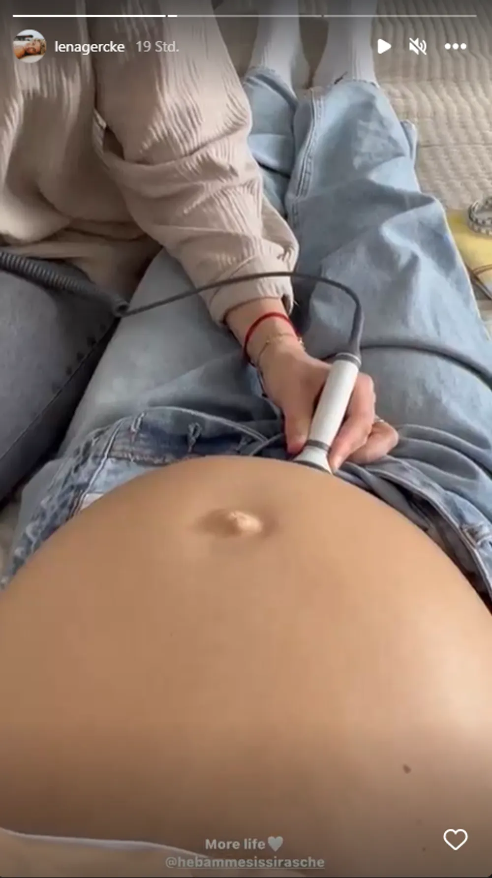 Lena Gercke Baby-Bauch Lena Gercke Baby-Bauch