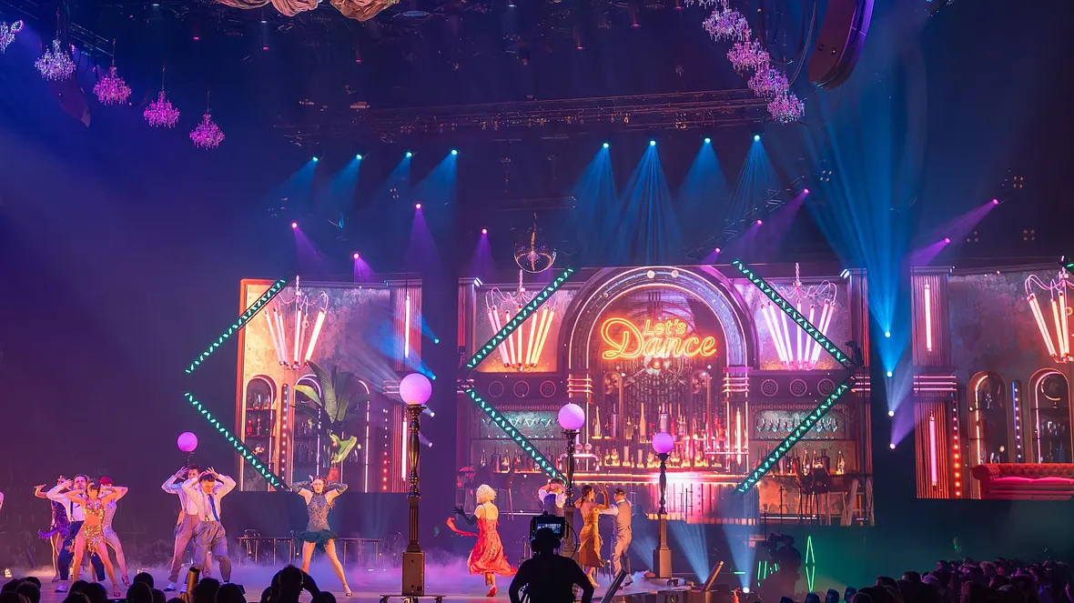 Blick auf die Let's Dance-Bühne