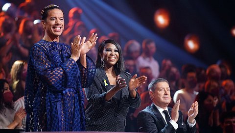 Jorge González, Motsi Mabuse und Joachim Llambi - Foto: RTL/ Stefan Gregorowius