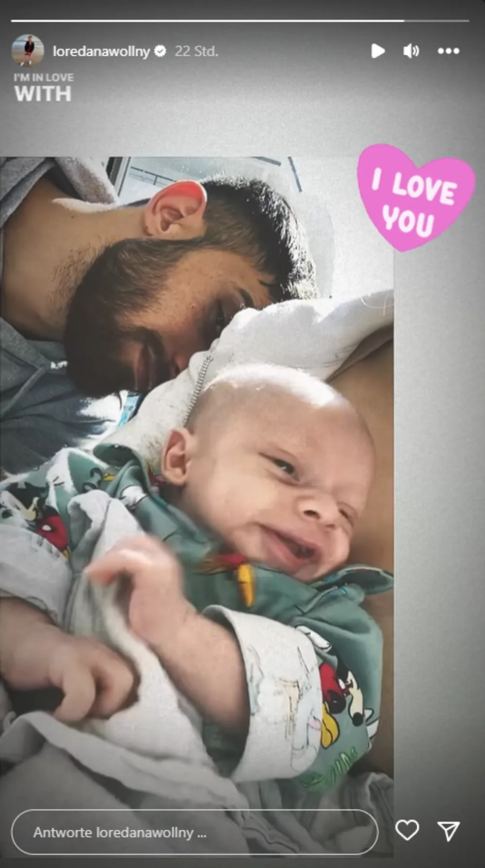 Loredana Wollny, Freund Servet und Baby Aurelio Loredana Wollny, Freund Servet und Baby Aurelio
