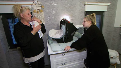 Loredana und Silvia Wollny mit Baby