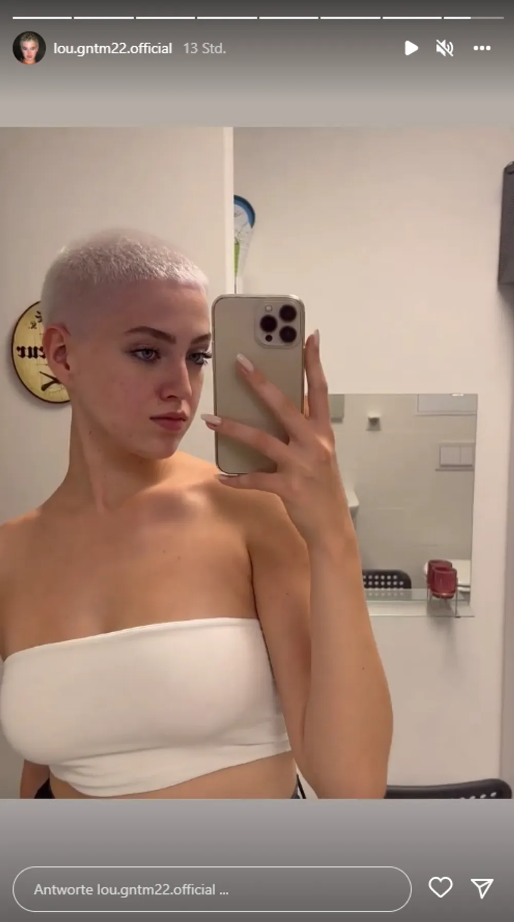 Lou-Anne GNTM 2022 - Haare ab Lou-Anne GNTM 2022 - Haare ab