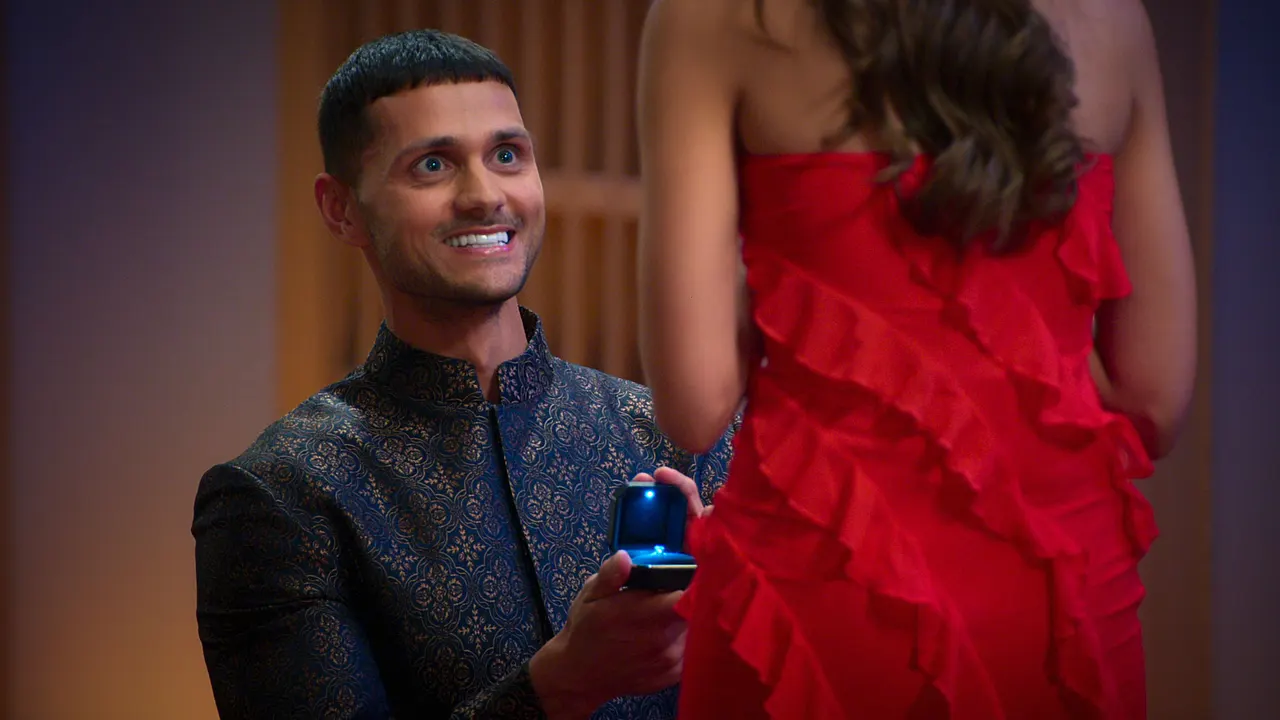 Love_Is_Blind__UK_u_S2_E3_00_09_14_19 copy Love is Blind UK (Netflix) Kal in Staffel 2 wie er Sarover einen Antrag macht! - Foto: Netflix