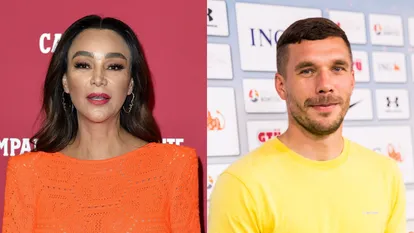 Lukas Podolski und Verona Pooth