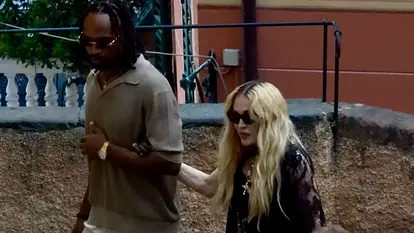 Madonna und Akeem Morris