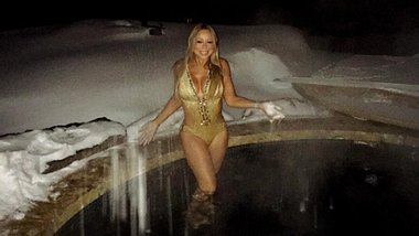 Mariah Carey taucht bei Minusgraden ab - Foto: Instagram/ mariahcarey