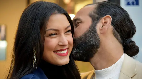 Rebecca Mir und Massimo Sinató