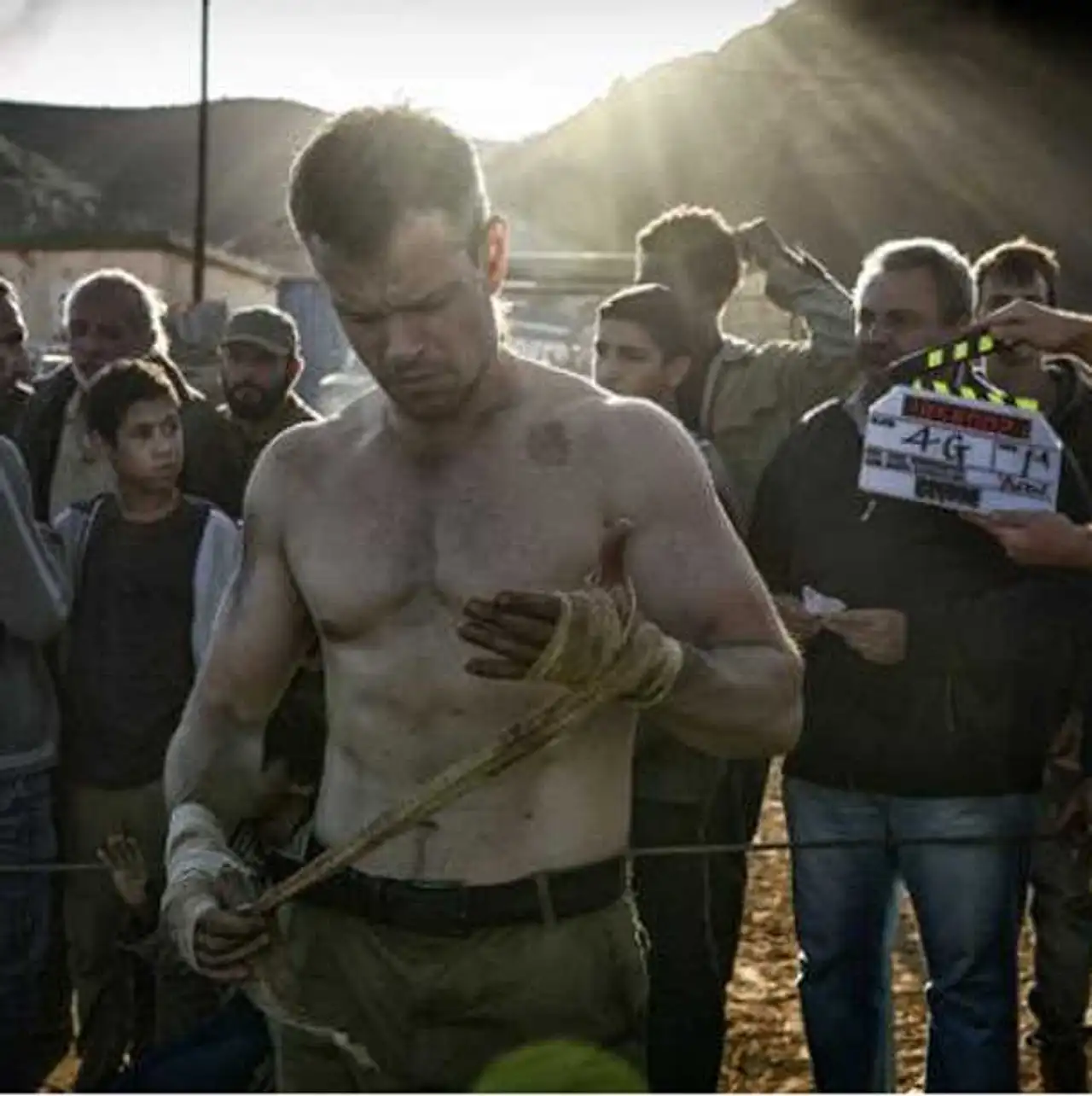 Für den fünften "Bourne"-Teil kehrt Damon zurück ans Set! Matt Damon Bourne 5 - Foto: Twitter / Frank Marshall