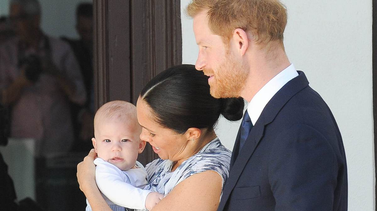 Meghan und Harry mit Baby Archie