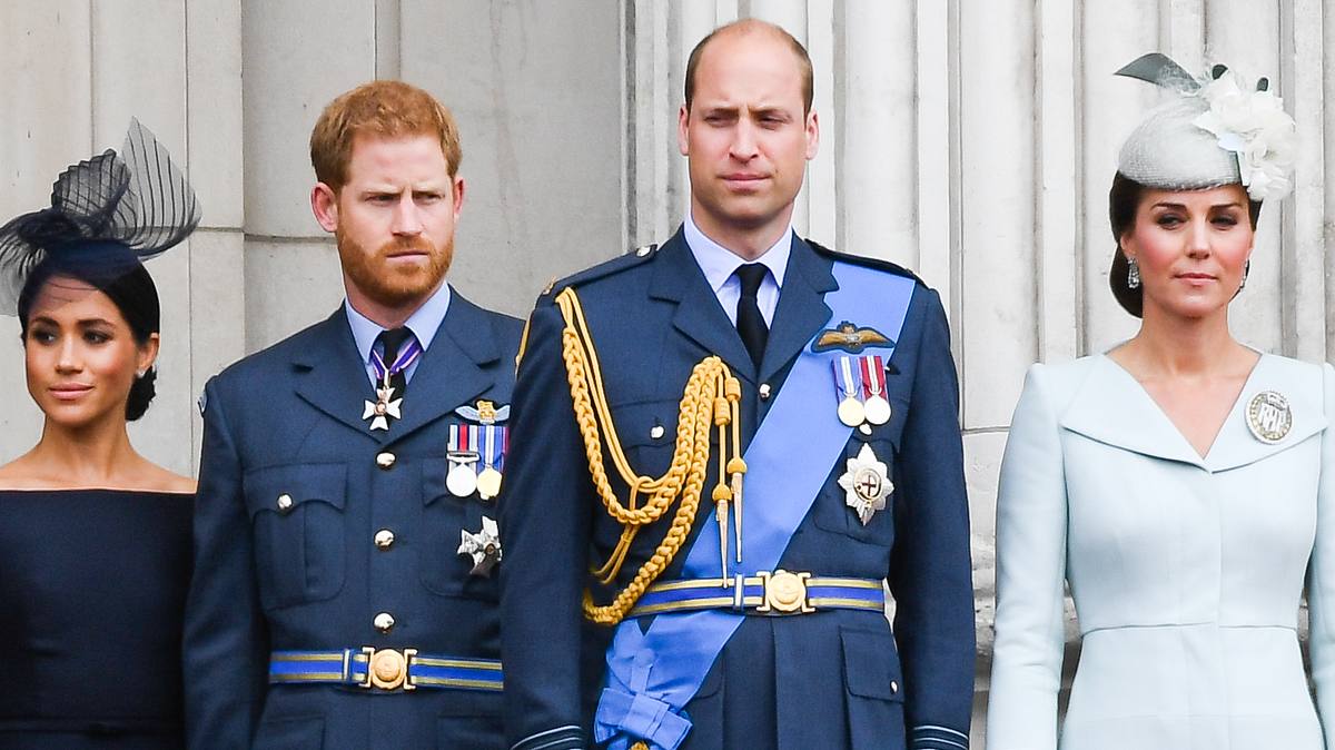 Meghan, Harry, Kate und William