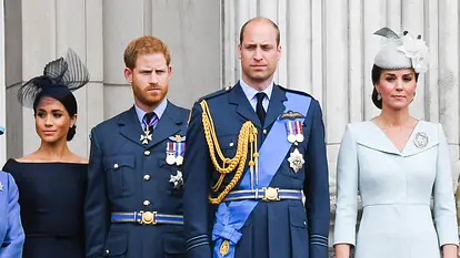 Meghan, Harry, Kate und William