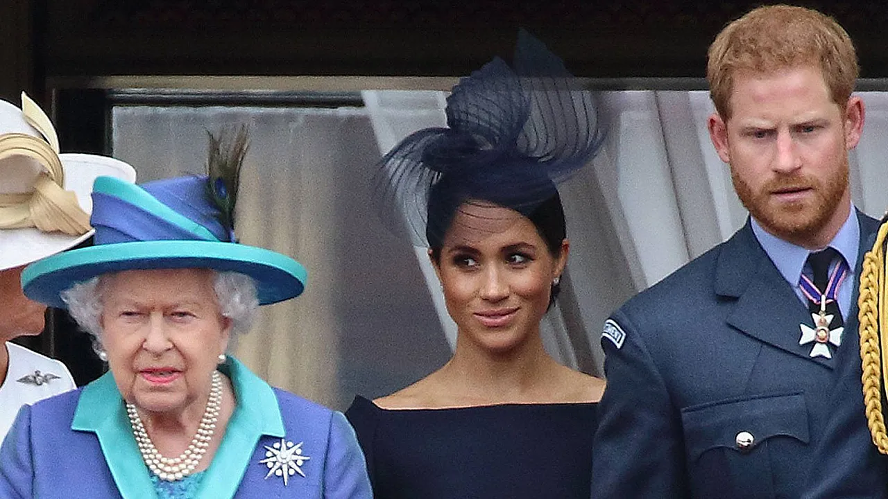Meghan Harry und die Queen - Foto: imago images / APress Meghan Harry und die Queen - Foto: imago images / APress