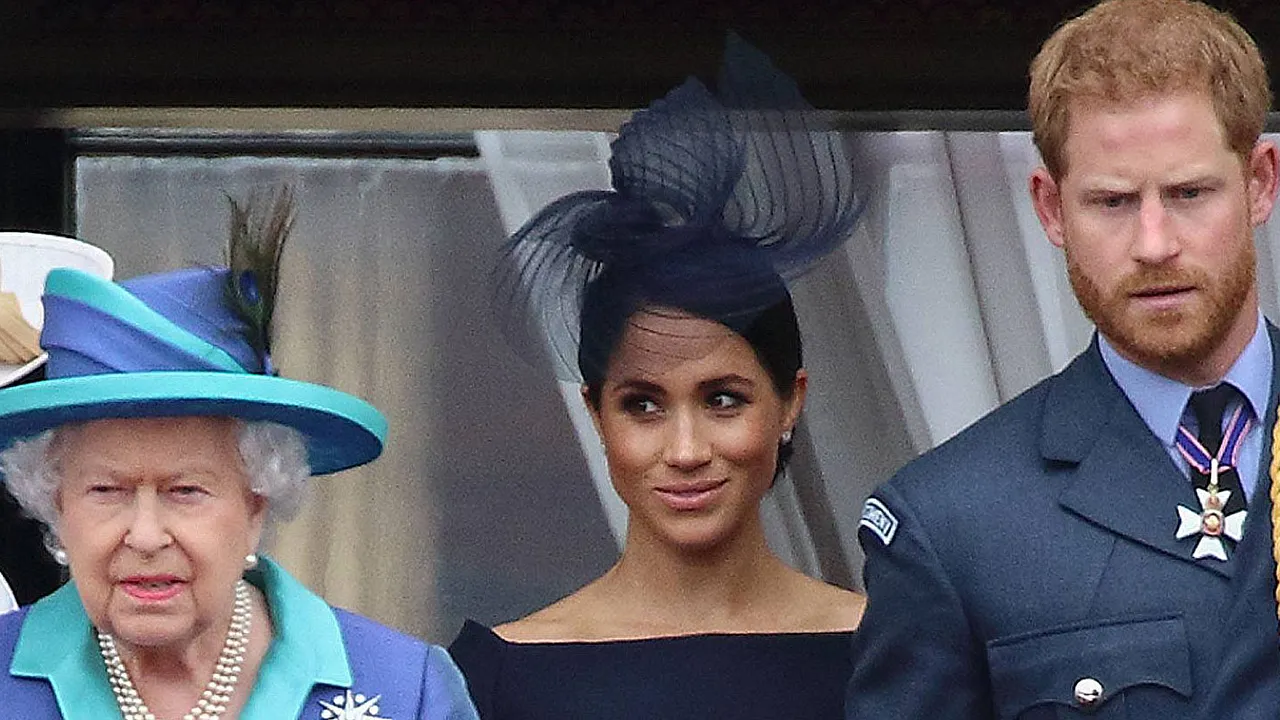 Meghan und Harry Meghan Harry und die Queen - Foto: imago images / APress