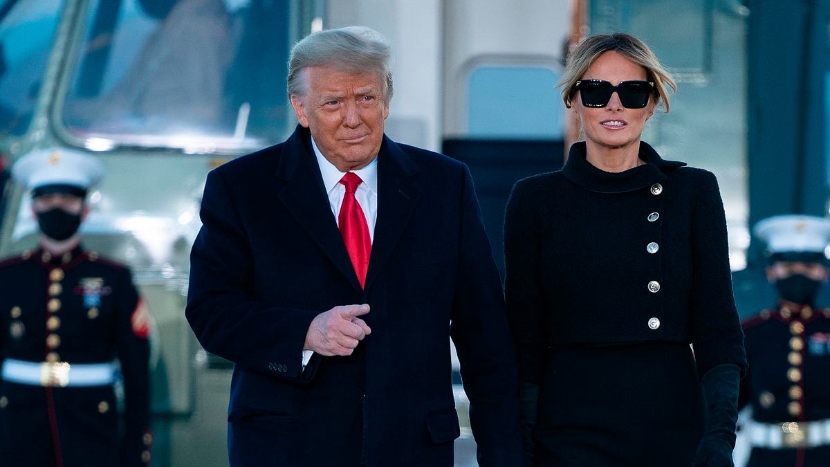 Melania und Donald Trump: Jetzt folgt die Scheidung