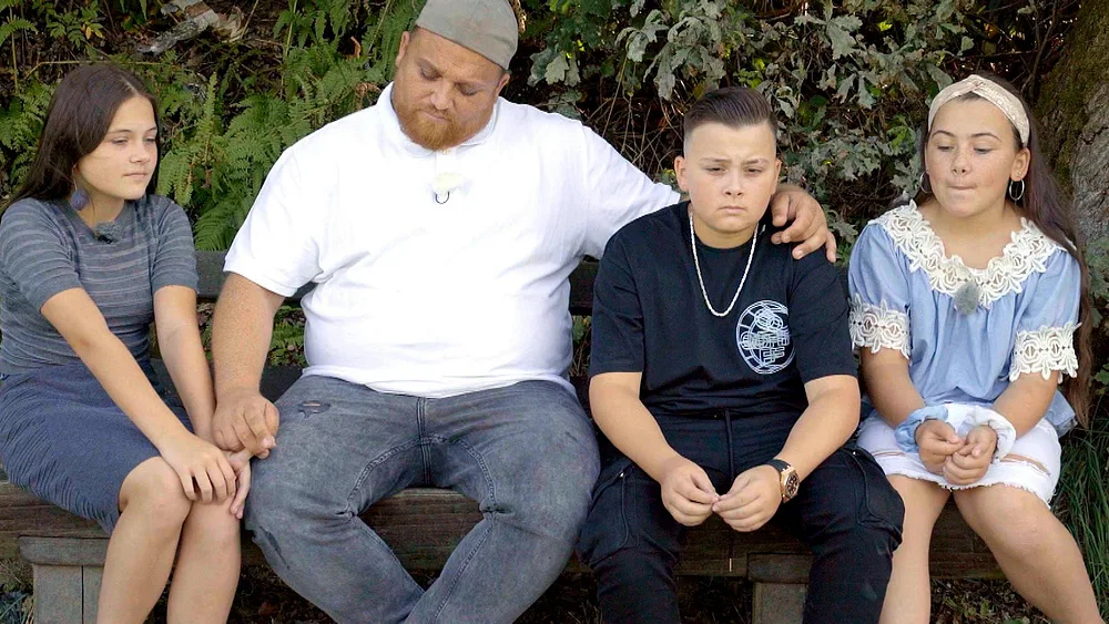 Menowin Fröhlich und seine Kinder Menowin Fröhlich und seine Kinder