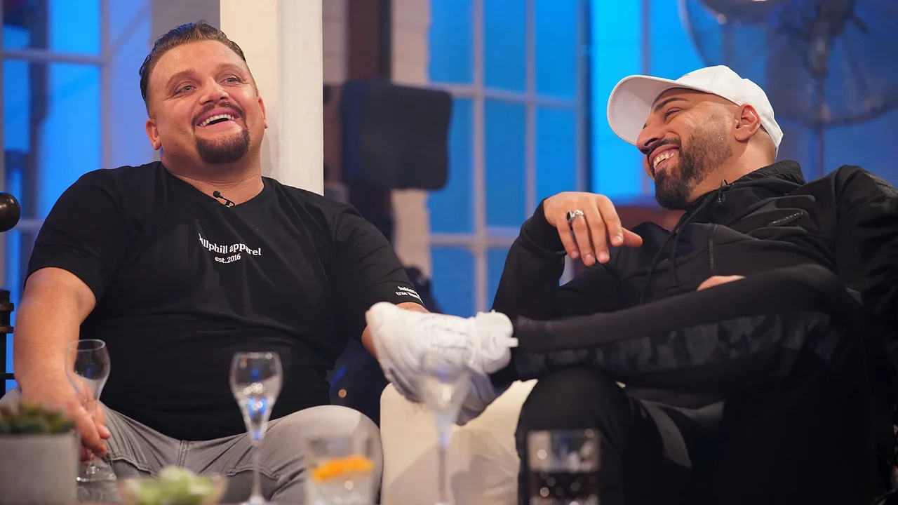Menowin Fröhlich und Mehrzad Marashi Menowin Fröhlich und Mehrzad Marashi - Foto: TVNOW/ Stefan Gregorowius