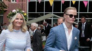 Marius Borg Høiby und Mette-Marit - Foto: LISE ASERUD / Kontributor