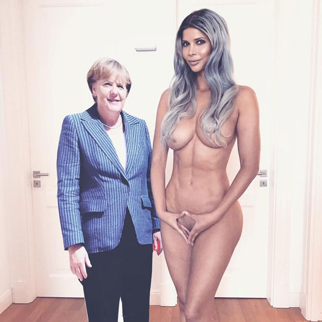 Nackt merkel angela Angela Merkel