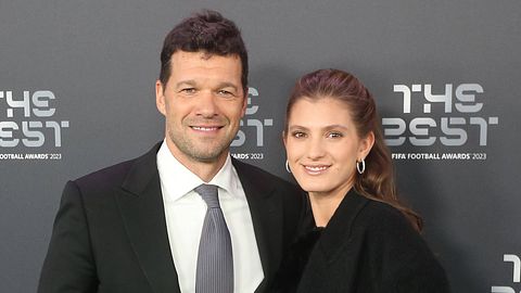 Michael Ballack und Sophia Schneiderhan - Foto: IMAGO/ Sebastian Frej