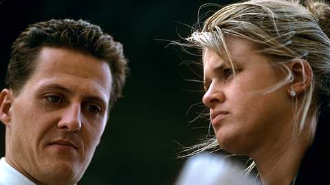 Corinna Schumacher & Michael Schumacher - Foto:  Paul-Henri Cahier/Getty Images