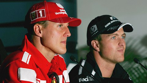 Michael Schumacher & Bruder Ralf - Foto: Clive Rose/Getty Images