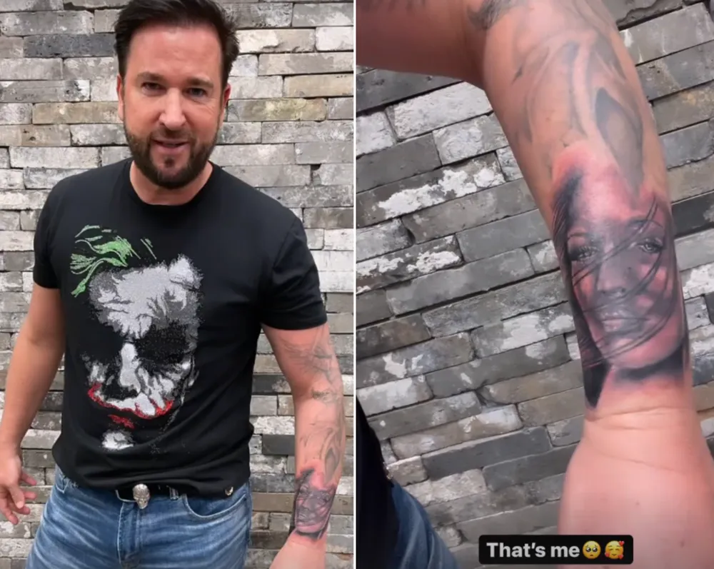 Michael Wendlers Liebes-Tattoo Michael Wendlers Liebes-Tattoo