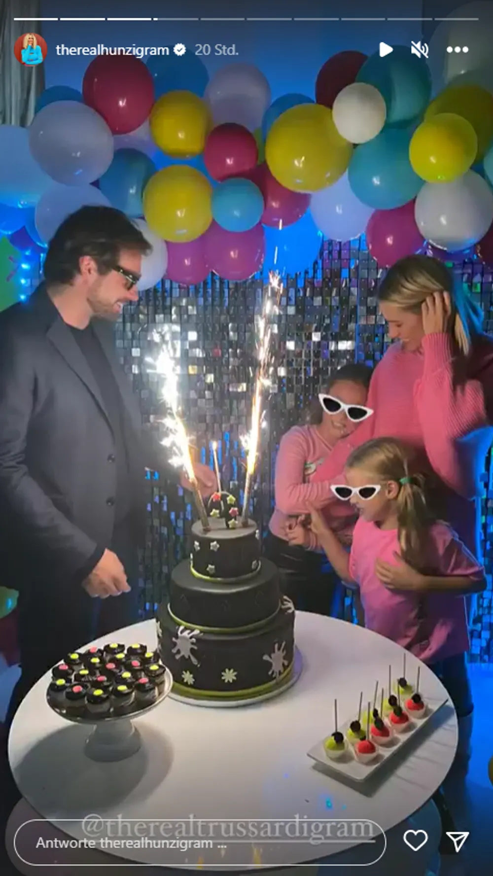 Michelle Hunziker und Tomaso Trussardi Sole Geburtstag Michelle Hunziker und Tomaso Trussardi Sole Geburtstag