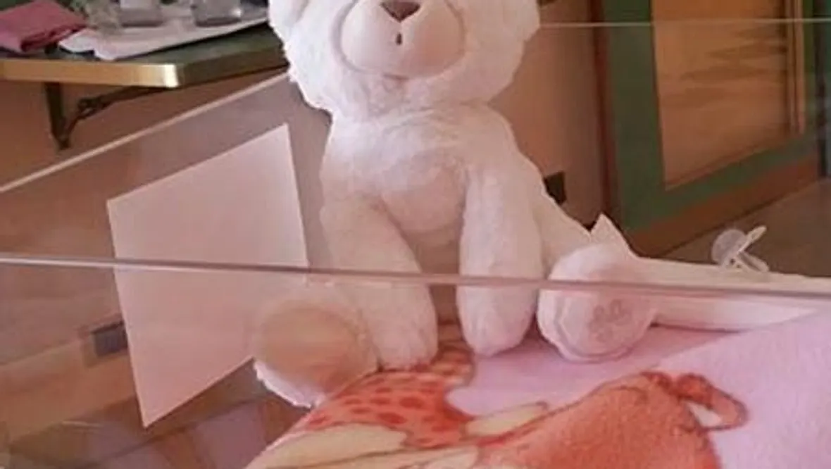 Michelle Hunziker fotografierte das Baby-Bettchen