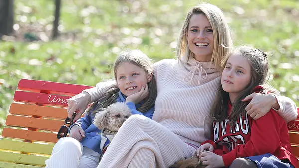 Michelle Hunziker & ihre Töchter Sole und Celeste