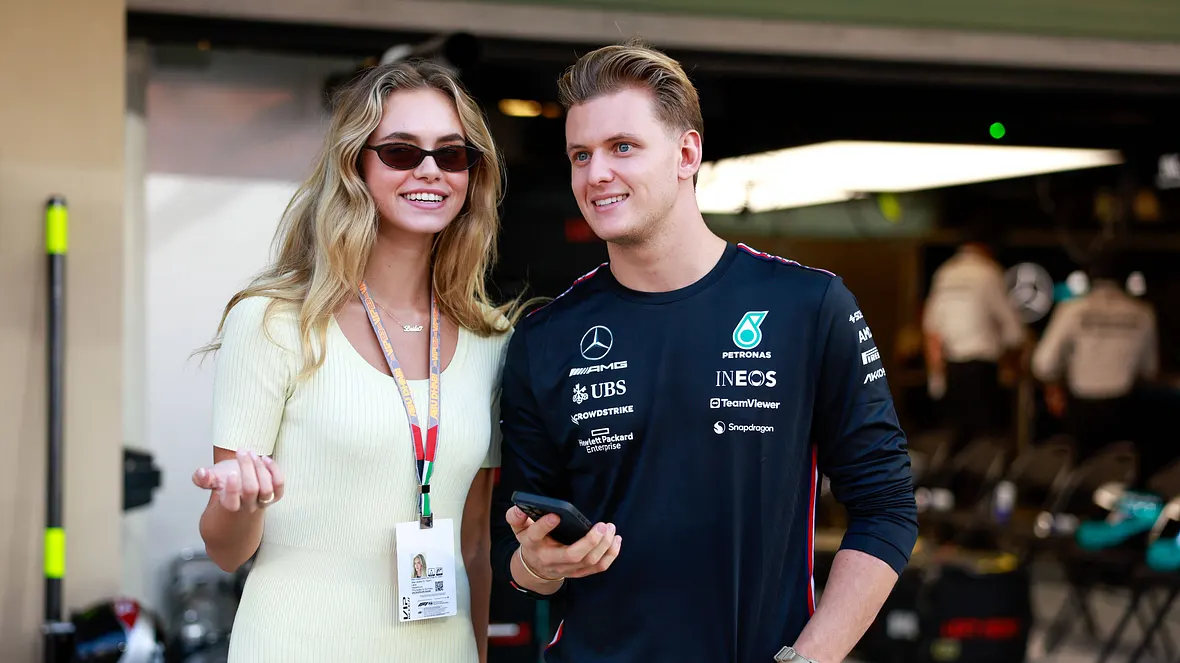 Mick Schumacher und Laila Hasanovic