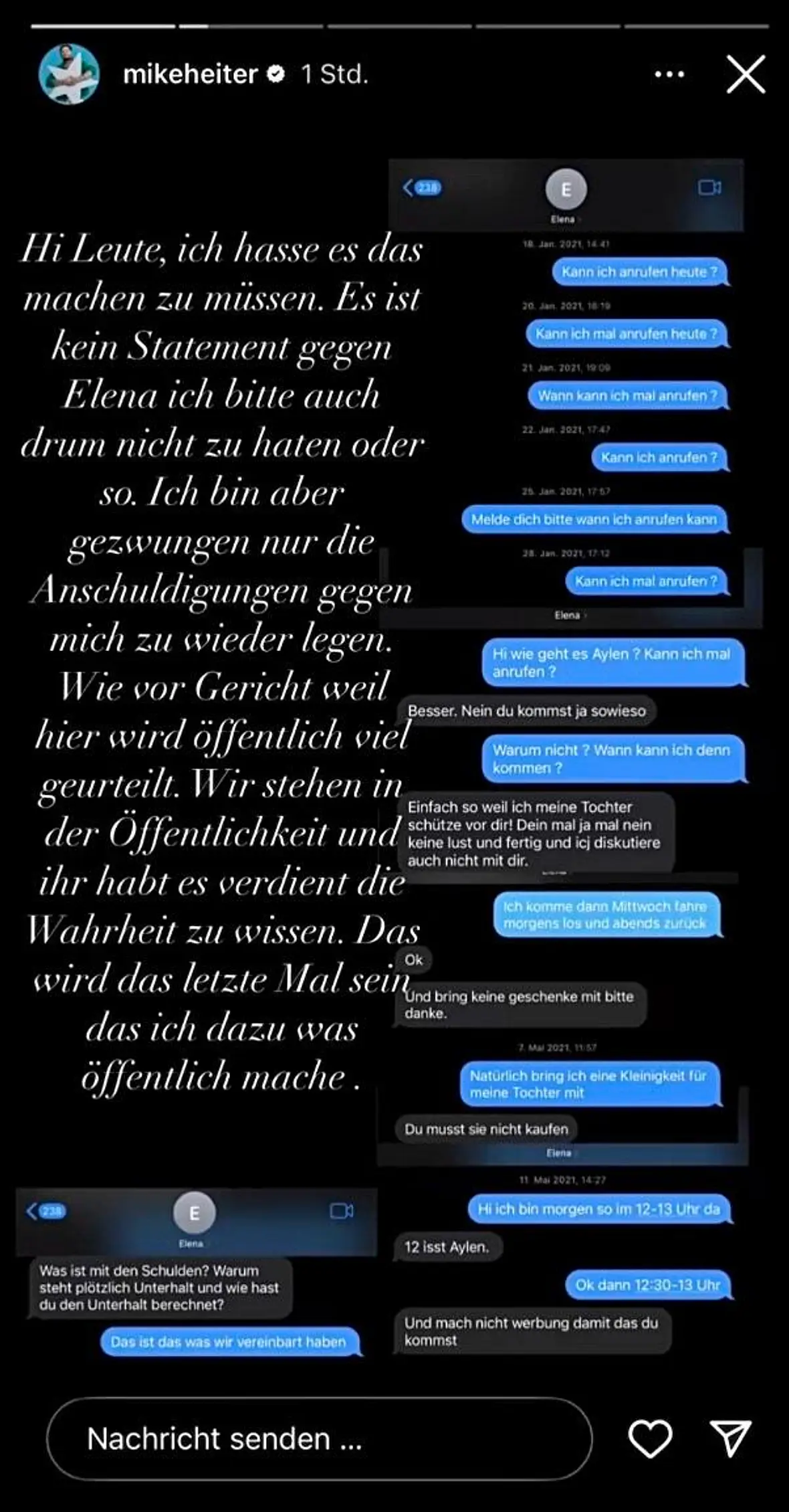 Mike Heiter Instagram Statement Mike Heiter Instagram Statement