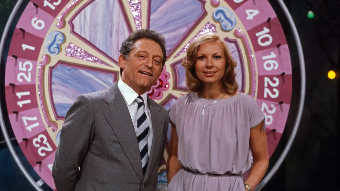 Monika Sundermann und Hans Rosenthal bei "Dalli Dalli"