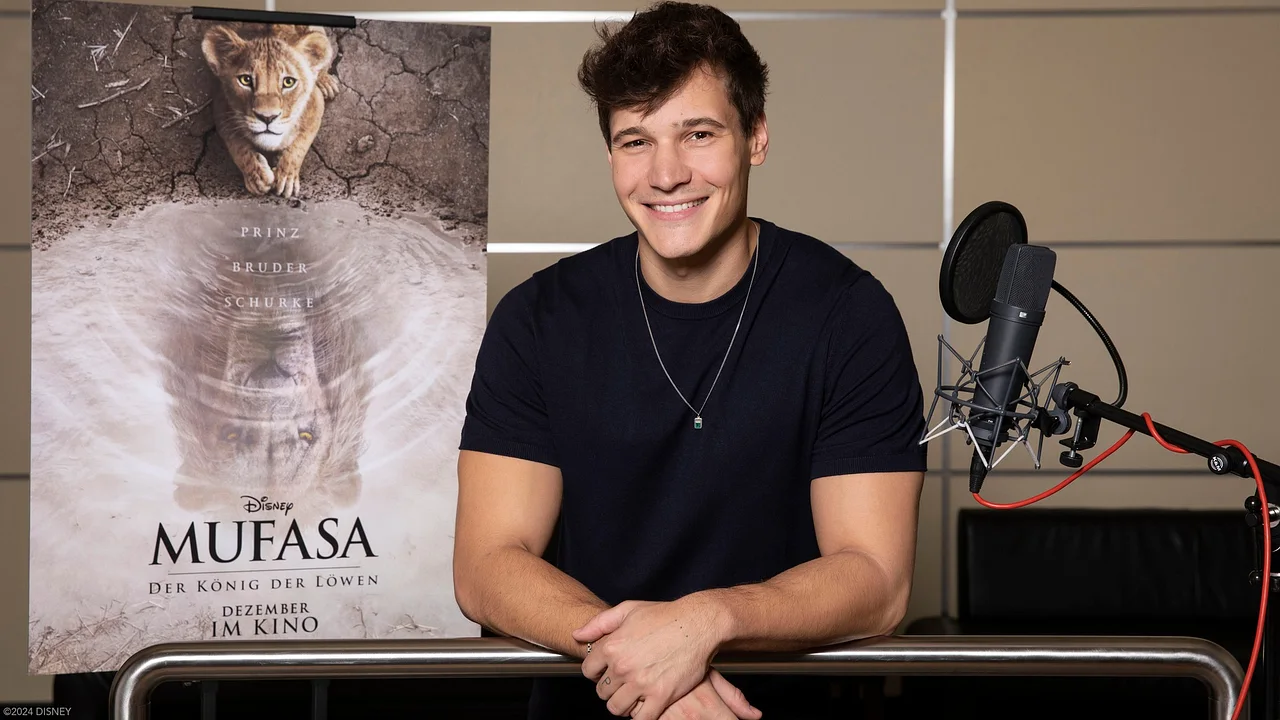 Wincent Weiss als Synchronsprecher in "Mufasa: Der König der Löwen" Wincent Weiss als Synchronsprecher in Mufasa: Der König der Löwen - Foto: Disney