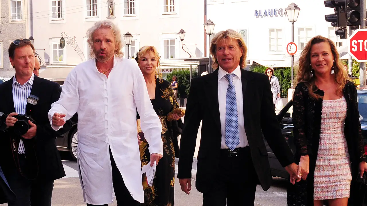 Neue Dreharbeiten: Hansi Hinterseer & Thomas Gottschalk Neue Dreharbeiten: Hansi Hinterseer & Thomas Gottschalk - Foto: IMAGO / VISTAPRESS