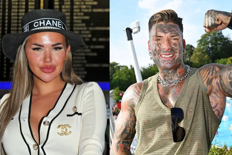 Auf der linken Seite: Kim Virginia am Flughafen, von oben bis unten in Chanel gekleidet. Auf der linken Seite: Nikola Glumac posiert lächelnd in die Kamera. Die ehemaligen Verlobten im Instagram-Drama. 