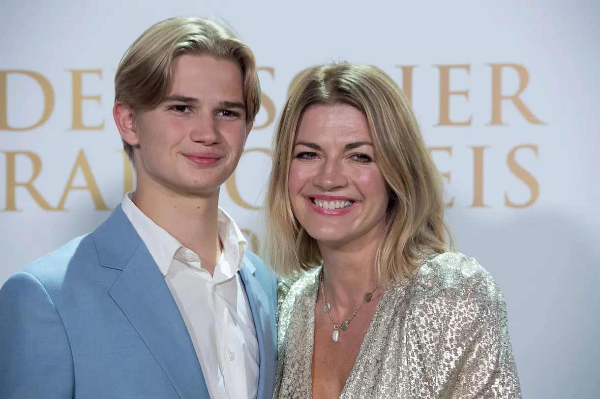Nina Bott & Sohn Lennox 2022 Nina Bott & Sohn Lennox 2022