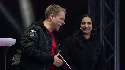 Oliver und Amira Pocher
