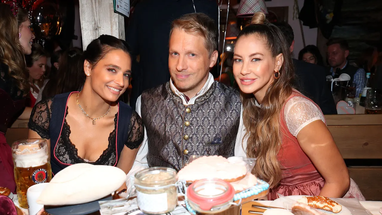 Oliver Pocher & Amira Pocher & Sandy Meyer-Wölden Oliver Pocher & Amira Pocher & Sandy Meyer-Wölden - Foto: Gisela Schober/Getty Images